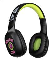 Konix Stranger Things Bluetooth 5.3 draadloze on-ear hoofdtelefoon, pc, smartphones, tablets, microfoon, 30 uur batterijduur, zwart en geel - thumbnail