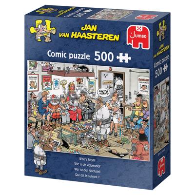 Jan van Haasteren - Wie is de Volgende? Puzzel 500 Stukjes
