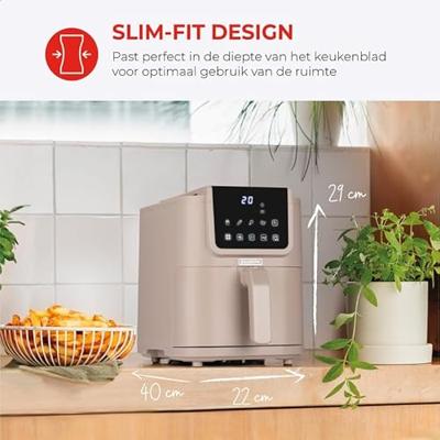 Slimfit Airfryer Pure XL 5L - Beige - PFAS-vrij