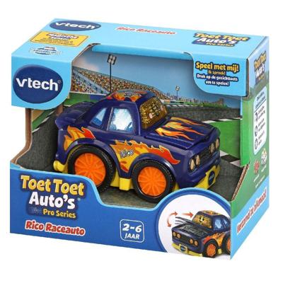 VTech Toet Toet Rico Raceauto + Licht en Geluid VTech Toet Toet Rico Raceauto + Licht en Geluid