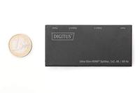 Digitus DS-45322 2 poorten HDMI-splitter LED-weergave, Met metalen behuizing, Ultra HD-geschikt 4096 x 2160 Pixel Zwart - thumbnail