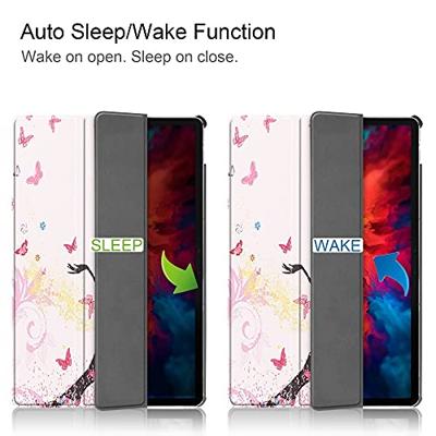 3-Vouw sleepcover hoes - Lenovo Tab P11 Pro - Fee 3-Vouw sleepcover hoes - Lenovo Tab P11 Pro - Fee