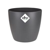 Elho pot brussels rond d10.5cm antraciet - thumbnail