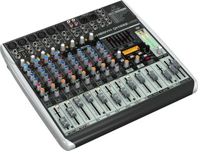 Behringer Xenyx QX1222USB PA en studiomixer