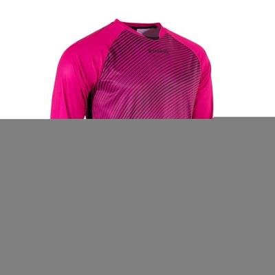 Stanno 415004 Vortex Keeper Shirt Long Sleeve - Magenta-Black - 2XL Stanno 415004 Vortex Keeper Shirt Long Sleeve - Magenta-Black - 2XL
