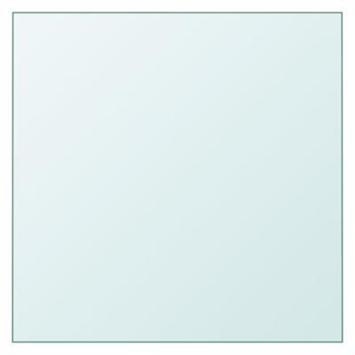 Tafelblad 30x30 cm gehard glas transparant