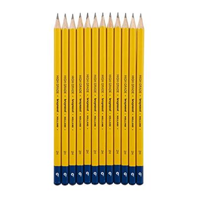 Grafietpotlood bruynzeel burotek 2h set 12 stuks