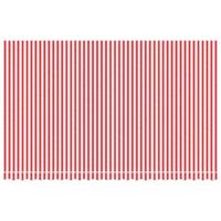 VidaXL Vervangingsdoek voor luifel gestreept 5x3 m rood en wit - thumbnail