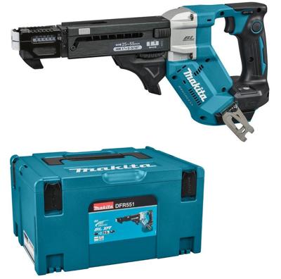 Makita dfr551zj | 18 v | schroefautomaat | 25-55 mm | zonder accu's en lader | in m-box - dfr551zj Makita dfr551zj | 18 v | schroefautomaat | 25-55 mm | zonder accu's en lader | in m-box - dfr551zj