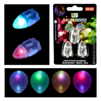Premium LED Ballonlichtjes - 3 stuks - thumbnail