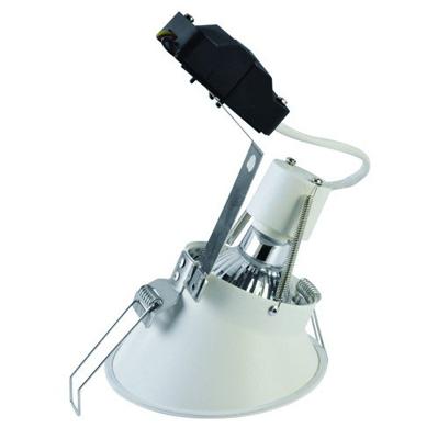 SLV InbouwspotHorn Slant 10,3cm wit - 113151
