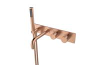 Wiesbaden Bad Thermostaatkraan Inbouw Style 2-knops Geborsteld Koper - thumbnail