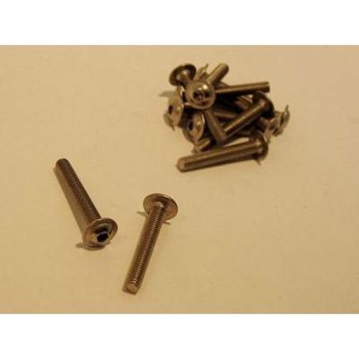 Bofix laagbolkop met flens m6x35 verzinkt (12st)