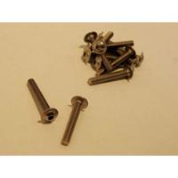 Bofix laagbolkop met flens m6x35 verzinkt (12st) - thumbnail