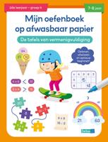 Deltas Oefenboek afwasbaar papier tafels van vermenigvuldiging(7-8 j.) - thumbnail