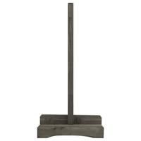 Tuinlatwerk 120x60 cm massief vurenhout grijs - thumbnail