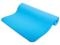Yogamat - Schildkröt - 183 cm - Blauw - Dikte 4 mm - Antislip - thumbnail