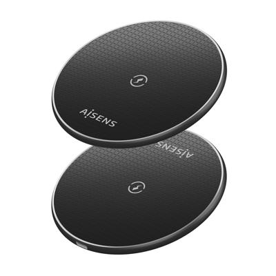 Draadloze oplader Aisens ASCH-15W1WC058-BK Zwart 15 W Draadloze oplader Aisens ASCH-15W1WC058-BK Zwart 15 W