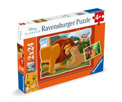 Ravensburger puzzel Lion king 2x24 stukjes - thumbnail