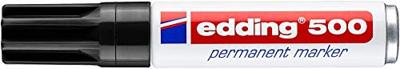 Edding Permanentmarker | zwart | streepbreedte 2-7 mm spitse punt | 10 stuks - 4-500001 4-500001