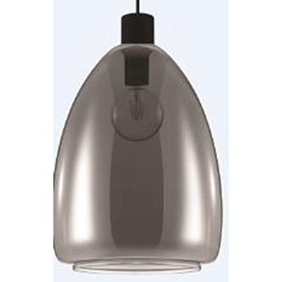 Eglo Glazen hanglampChelvey zwart met smoke glas - 32167