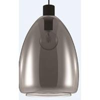 Eglo Glazen hanglampChelvey zwart met smoke glas - 32167 - thumbnail