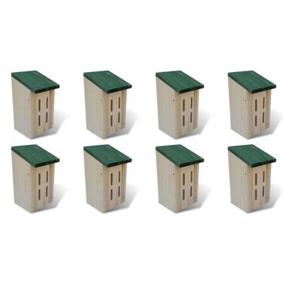 VidaXL Vlinderkasten 8 st 14x15x22 cm hout VidaXL Vlinderkasten 8 st 14x15x22 cm hout