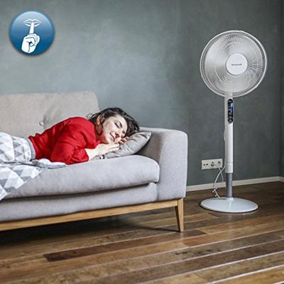 Honeywell HSF600WE QuietSet Staande ventilator 40 W (Ø x h) 40 cm x 1220 mm Wit In hoogte verstelbaar, LED-display, Met afstandsbediening, Oscillerend,