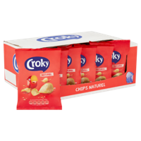 Croky - Naturel Chips - 20 Minizakjes - thumbnail