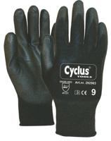 Cycplus Werkhandschoen nylon s/7 l+r rode kraag cyclus 292561 - thumbnail