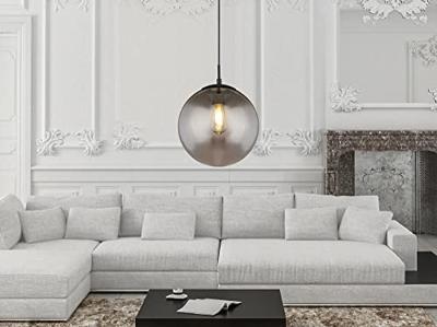 Globo Deisgn hanglampBlama zwart Ø 30cm - 15830H1