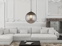 Globo Deisgn hanglampBlama zwart Ø 30cm - 15830H1 - thumbnail