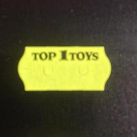 Etiket 2612 T1T fl. geel afneembaar - thumbnail