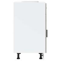 Keuken onderkast "Porto" bewerkt hout grijs sonoma eiken - thumbnail