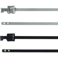 HellermannTyton 111-91163 MLT16SSC10-SS316/SP-BK Kabelbinder 430 mm 10 mm Zwart Bandsluiting geflensd, UV-gestabiliseerd 1 stuk(s) - thumbnail