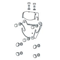 Linido montageset voor douchezitting, antraciet - thumbnail