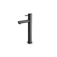 Hotbath COBBER Fonteinkraan hoog model Gepolijst zwart PVD EH001PBP - thumbnail