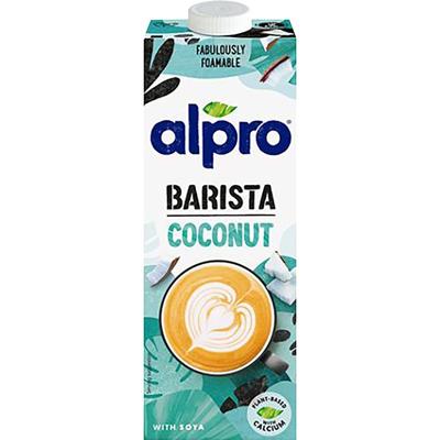 Alpro Barista plantaardige kokosmelk, 1 l, pak van 8 stuks