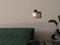 Trio Design wandlampArdon zwart met goud - R81381080 - thumbnail