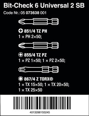 BITCHECK 6 2 ZB BITSET, 6DLG - thumbnail