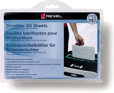 Rexel geoliede bladen, pak van 12 stuks