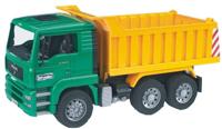 2765 Bruder Vrachtwagen M.A.N. met kiepbak - thumbnail