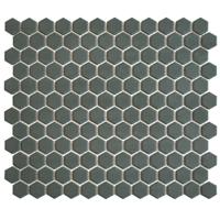 Mozaiek Hexagon Mat Camo Groen 2,3x2,6 - thumbnail