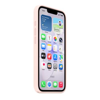 Apple Silicone Case iPhone 17e Lichtroze MagSafe compatible MHWJ4ZM/A Apple Silicone Case iPhone 17e Lichtroze MagSafe compatible MHWJ4ZM/A