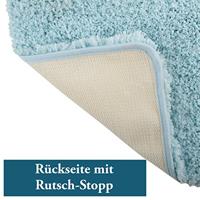 MSV Badkamerkleedje|badmat voor op vloer - lichtblauw - 50 x 70 cm - thumbnail