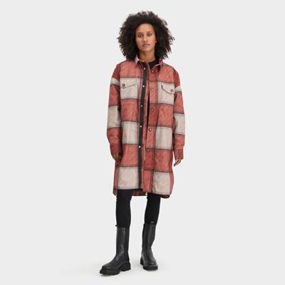 AGU Oversized Rain Shirt Winter Regenjas Urban Outdoor Dames - Cinnabar - L - Waterdicht AGU Oversized Rain Shirt Winter Regenjas Urban Outdoor Dames - Cinnabar - L - Waterdicht
