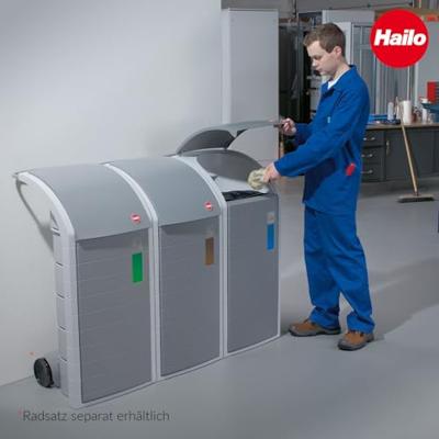 Hailo 0912-060 ProfiLine WSB Design XXXL Afvalscheider 120L Grijs