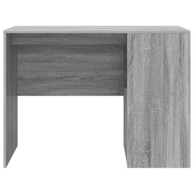 Bureau met plank Grijs Sonoma 102 x 50 x 75 cm Bewerkt hout