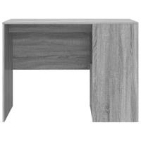 Bureau met plank Grijs Sonoma 102 x 50 x 75 cm Bewerkt hout - thumbnail