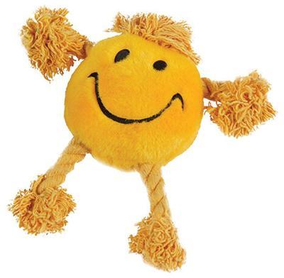 Happy Pet happy faces pluche smiley geel